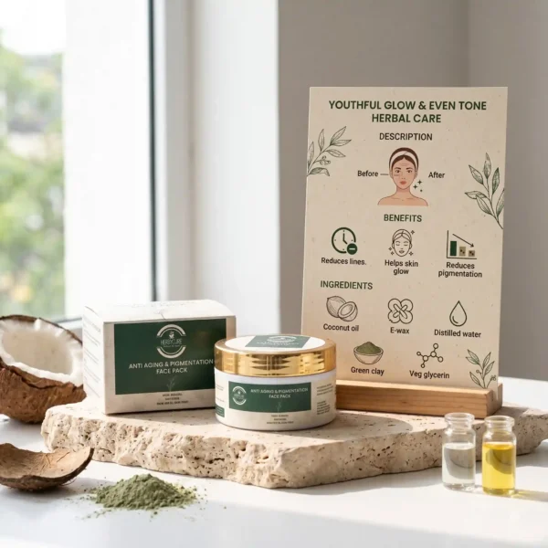 ANTI AGING & PIGMENTATION FACE PACK - HBC - 96