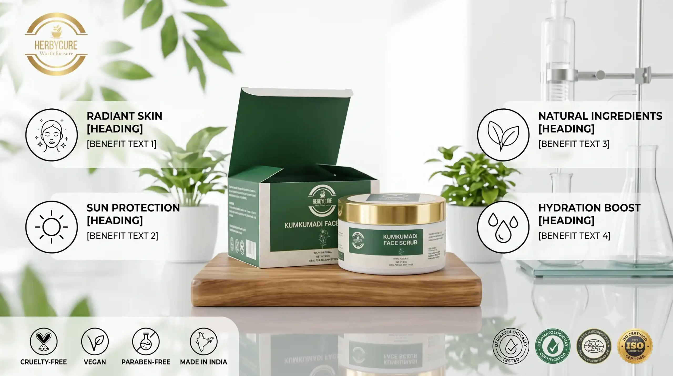 KUMKUMADI FACE SCRUB - HBC - 87