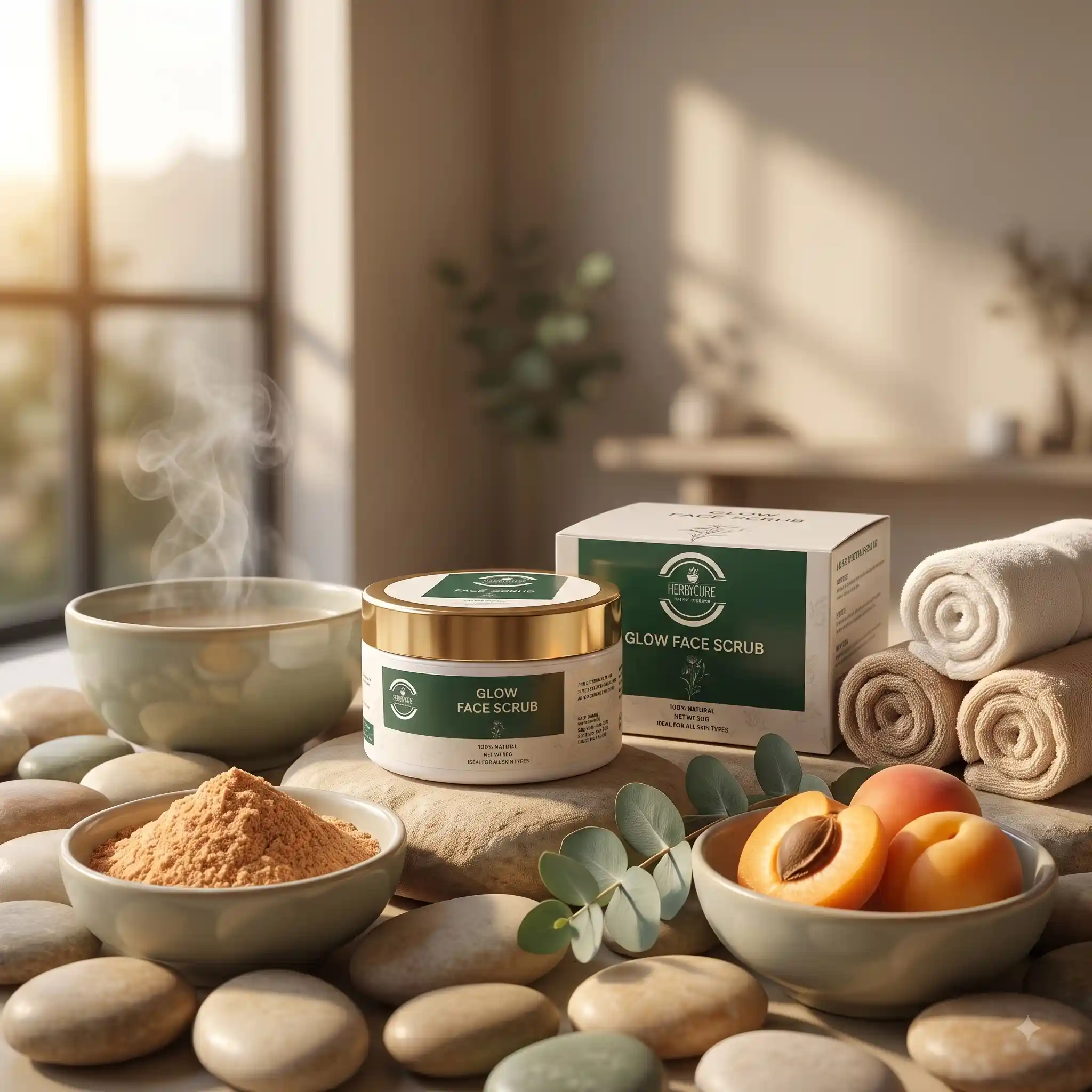 GLOW FACE SCRUB - HBC - 90