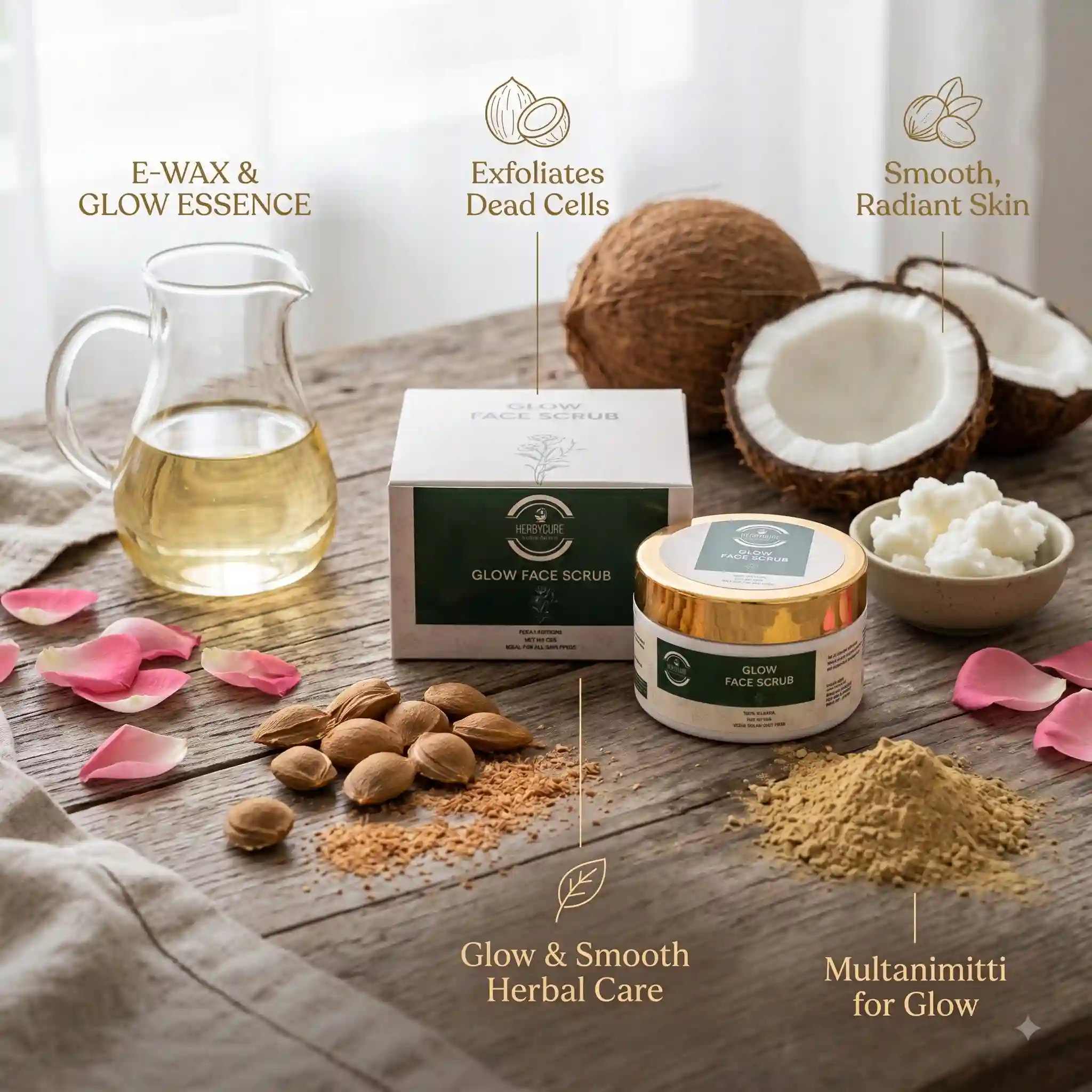 GLOW FACE SCRUB - HBC - 90