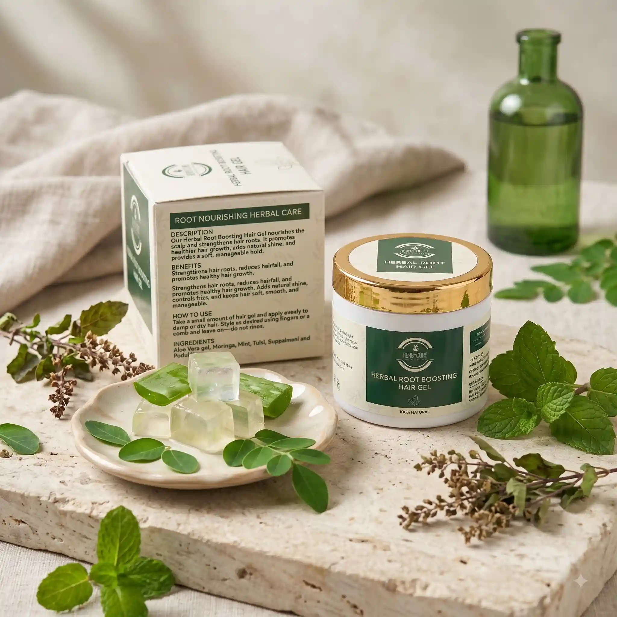 HERBAL ROOT BOOSTING HAIR GEL - HBC - 35