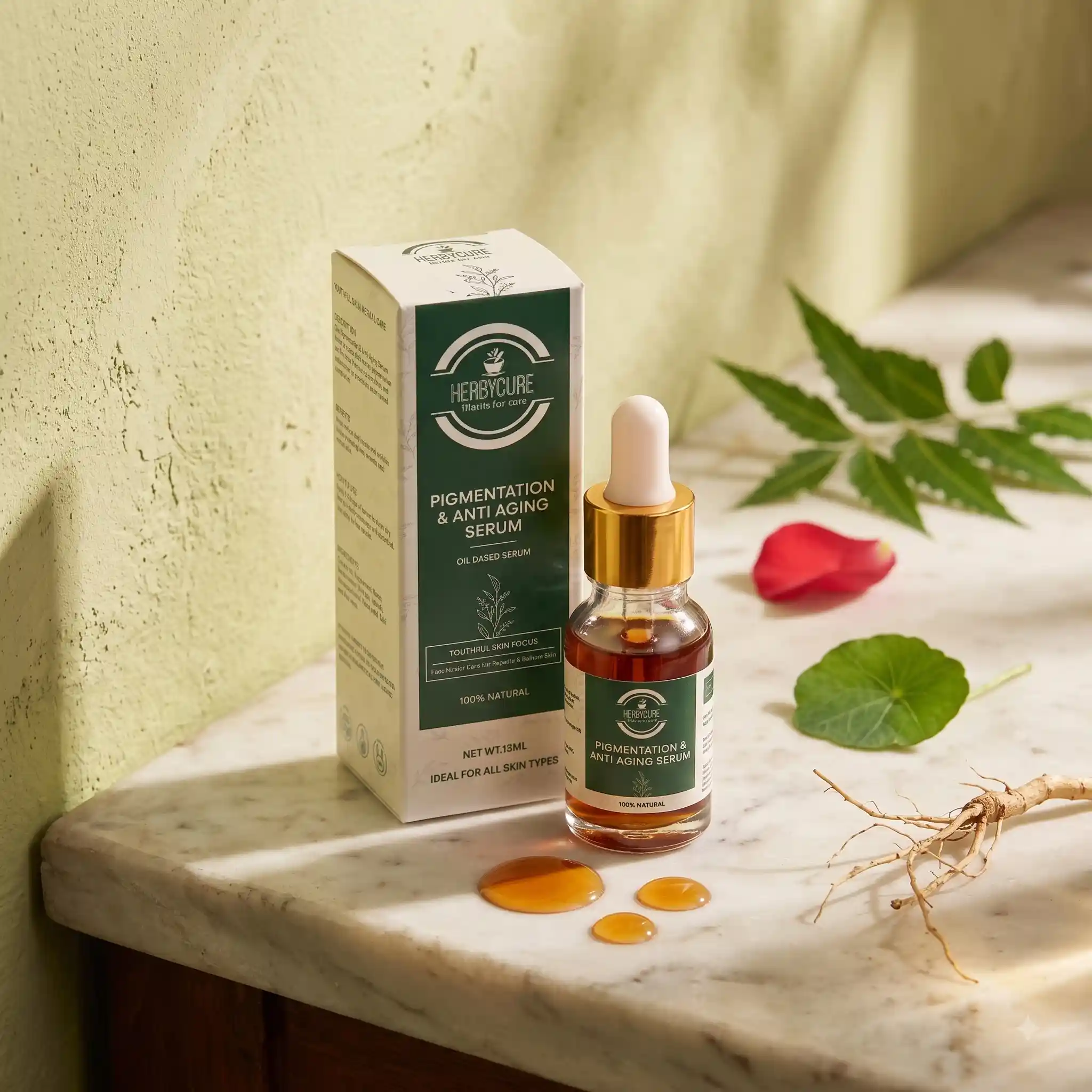 PIGMENTATION AND ANTI AGING SERUM - HBC - 45
