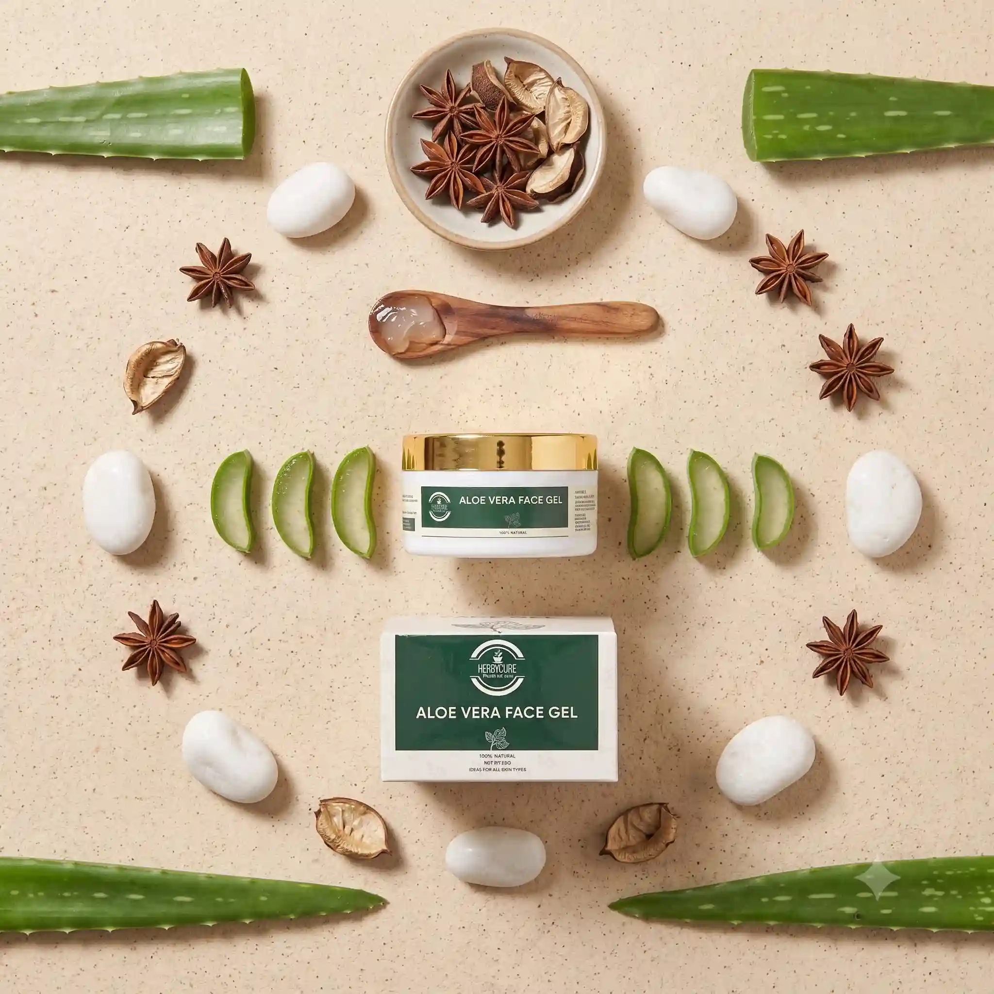 ALOEVERA FACE GEL - HBC - 52