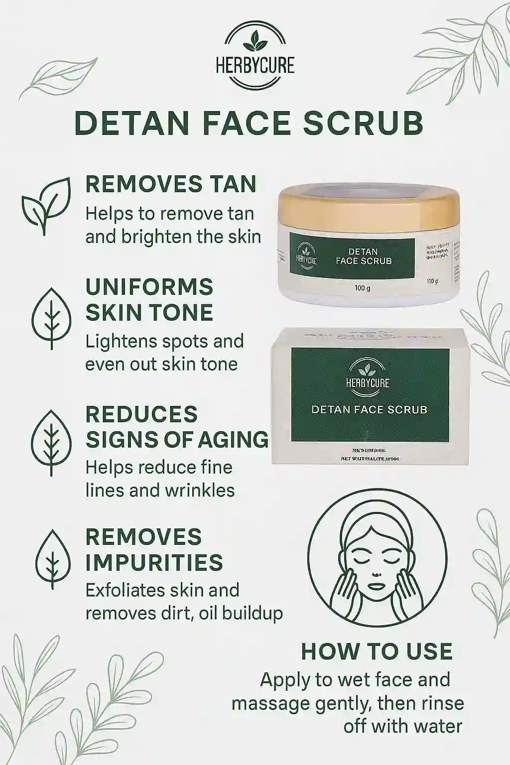 DETAN FACE SCRUB - HBC - 89