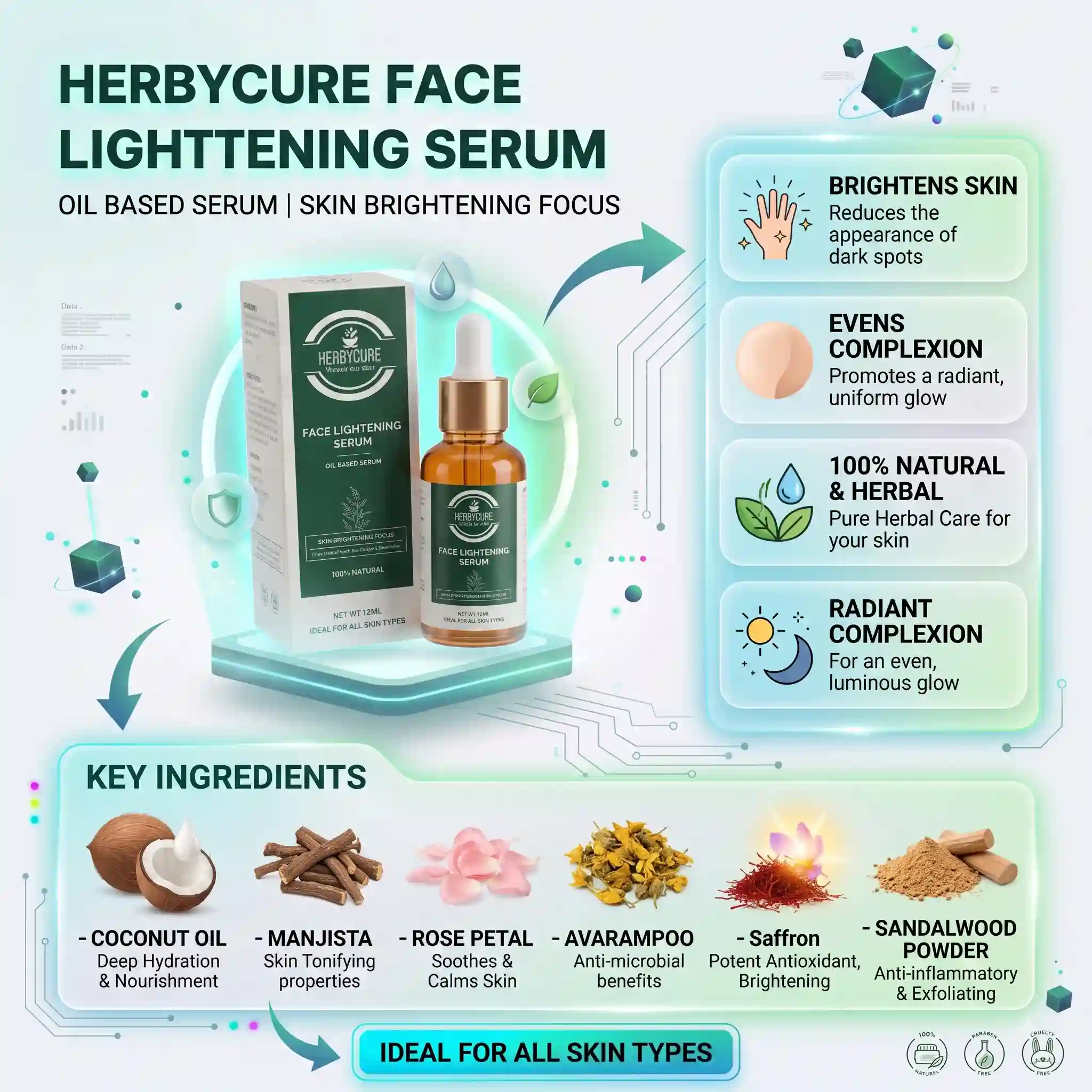 FACE LIGHTENING SERUM - HBC - 37