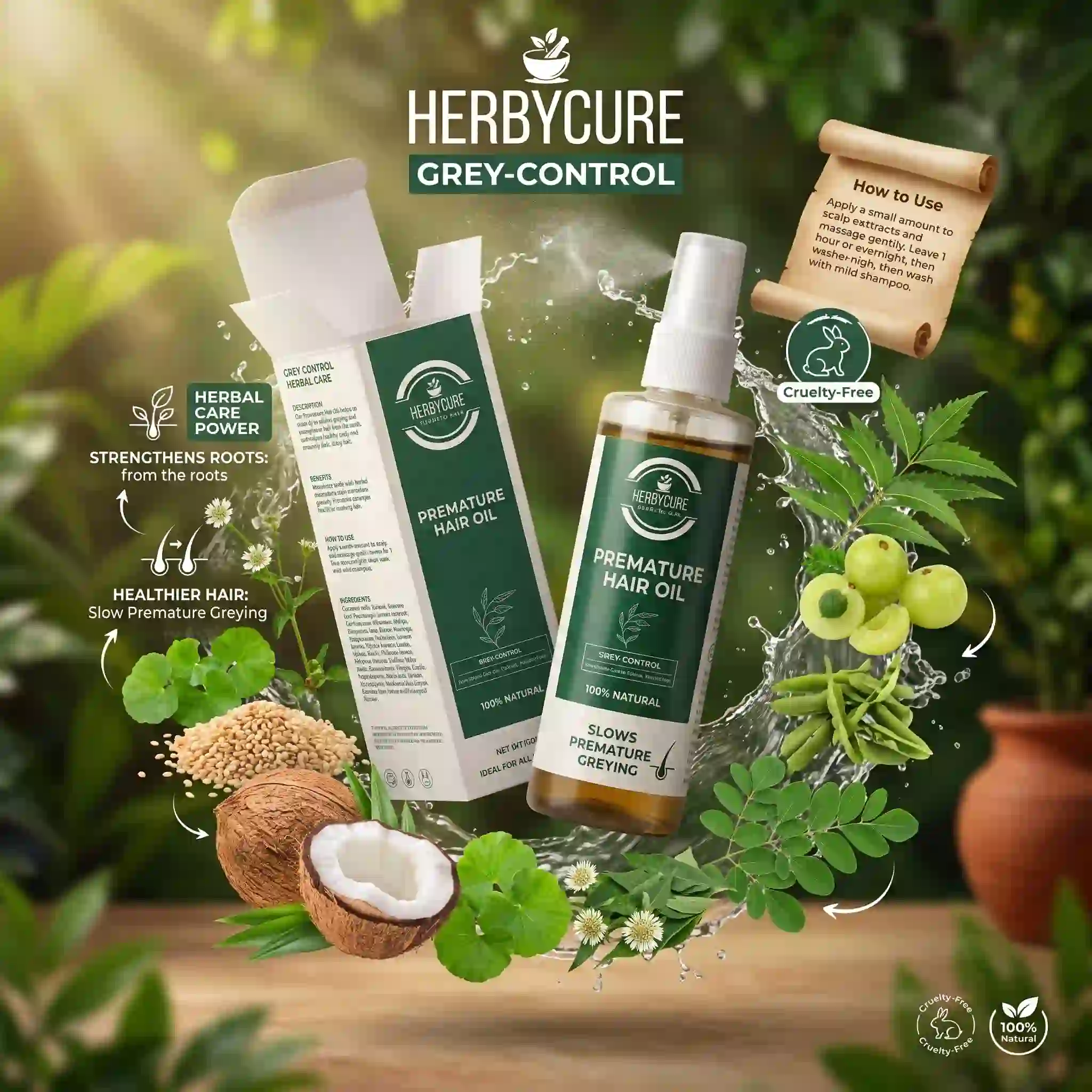 PREMATURE HAIR OIL - HBC-20