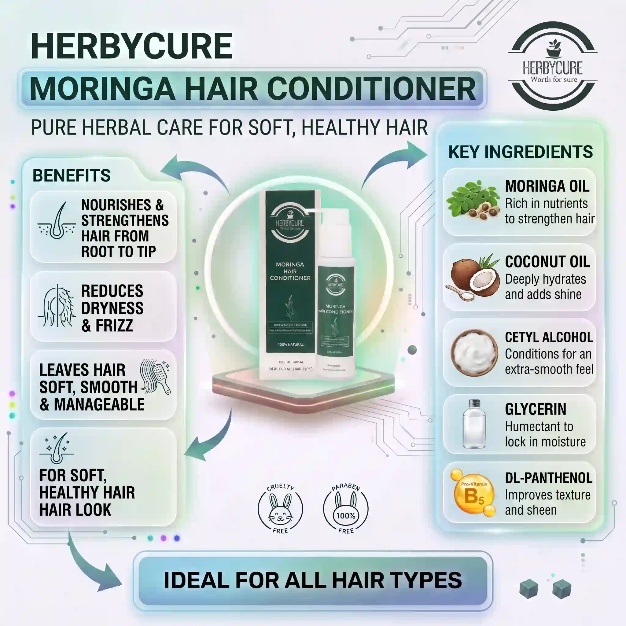 MORINGA Hair CONDITIONER - HBC - 105
