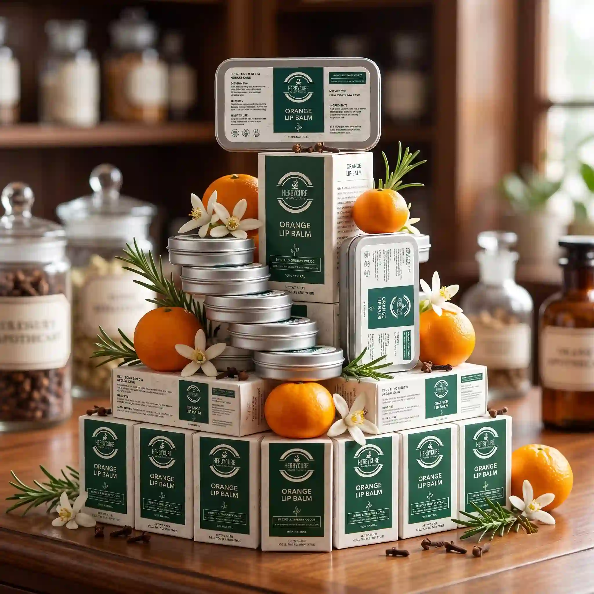 ORANGE LIP BALM - HBC-79