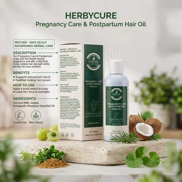 PREGNANCY CARE & POTPARTUM HAIR OIL - HBC-22