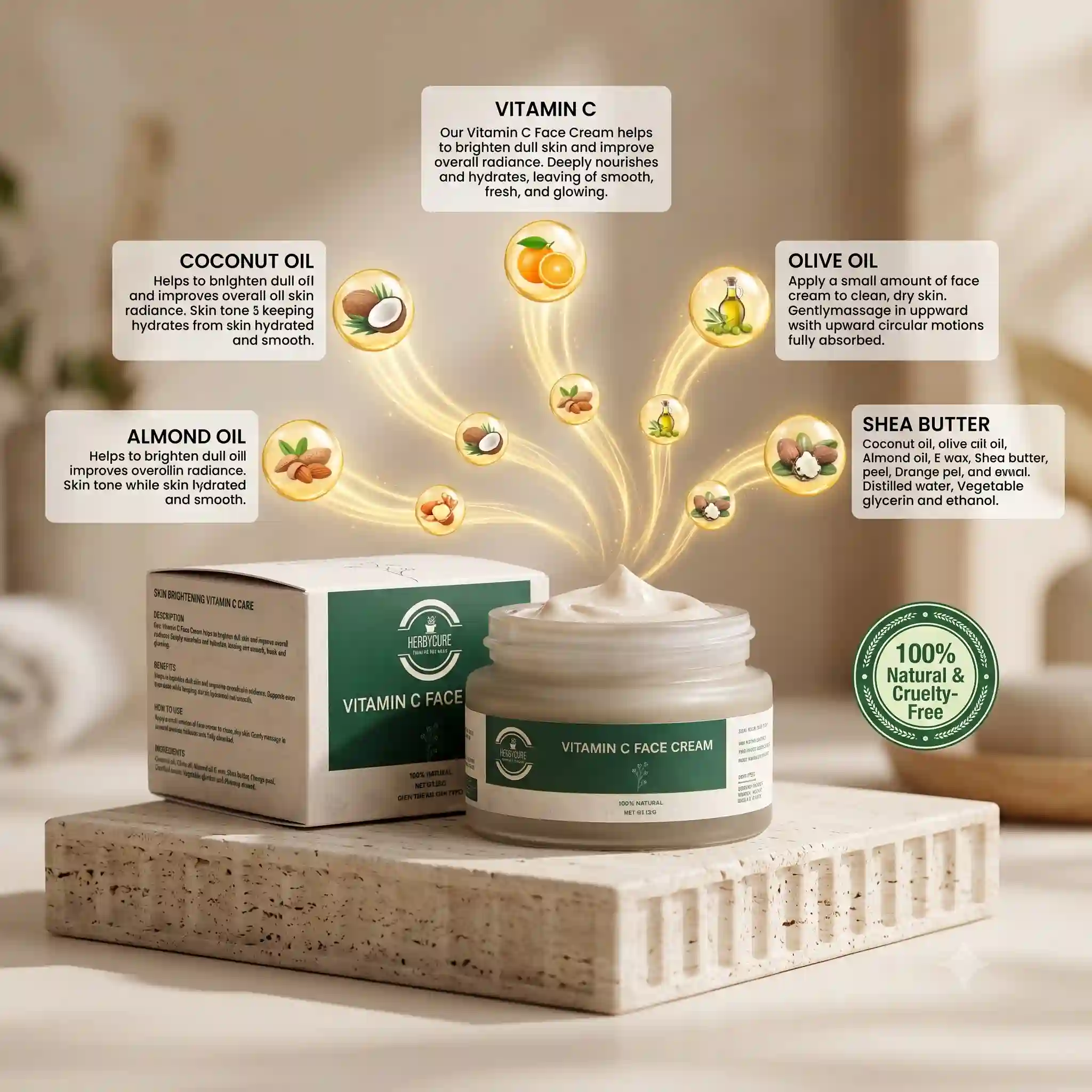 VITAMIN C FACE CREAM - HBC - 44